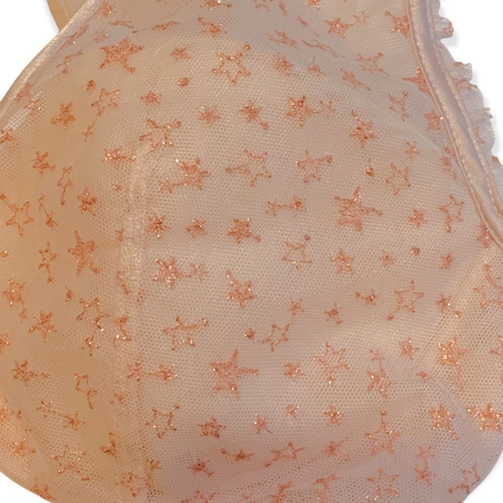 VICTORIA’S SECRET - Nude Lined Plunge Rose Gold Star Bra - Picture 10 of 14